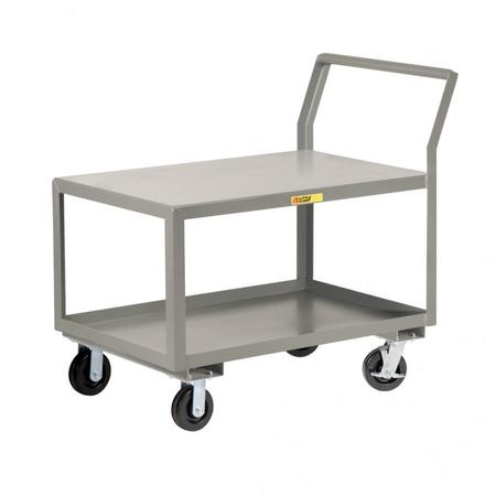 Little Giant Sloped Handle Heavy-Duty Utility Cart, 3600 lbs. Cap, Flush Top, 24x36 GCK24366PY